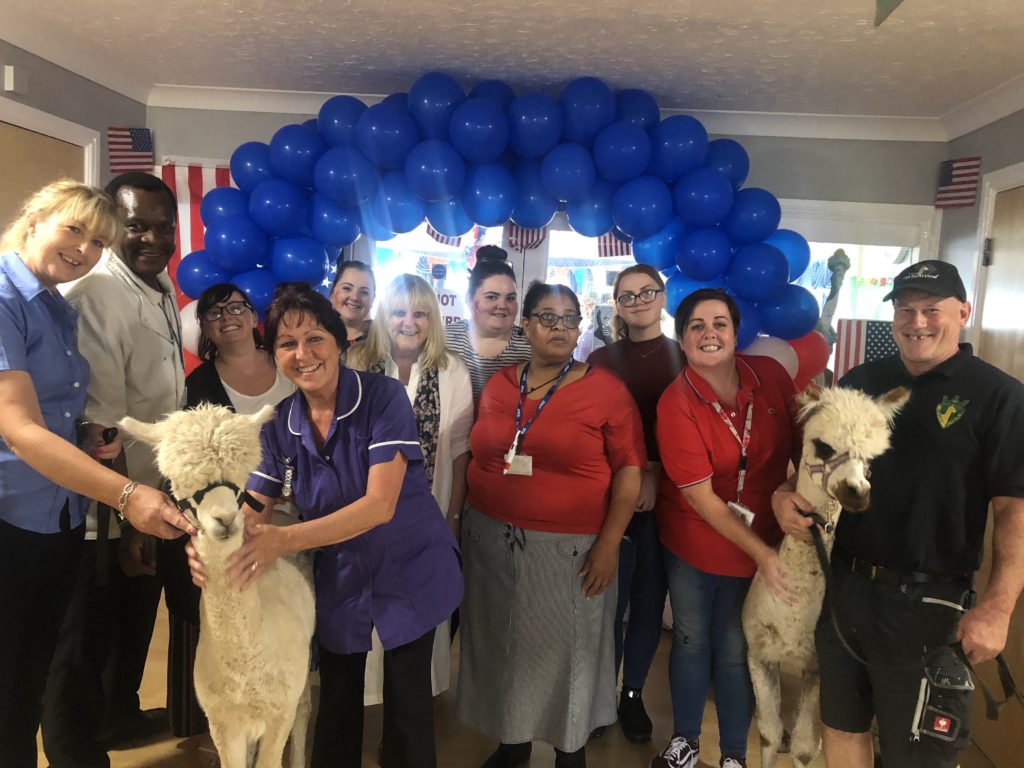 Special Visitors at Lakeview Family Fun Day Alpha Health Care